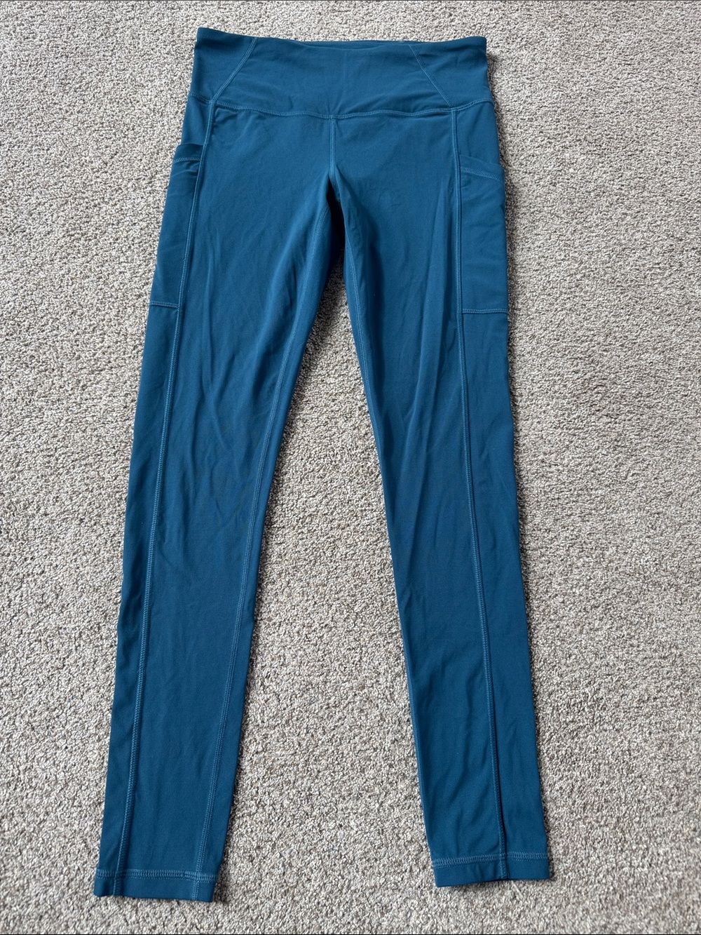 Prana Teal High-Waist Active Leggings